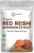 Micro Ingredients Organic Reishi Mushroom Extract, 16 oz | 100:1 Red Reishi | Supports Immunity, Mood & Stress Relief | Great for Tea, Tonic & Dai...