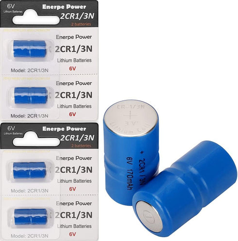 2CR1/3N 6 Volt Replacement Battery Compatible with Pet Stop, Dog Guard, Perimeter and Extreme Dog Collars 4-Pack...