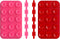 Silicone Suction Phone Case Double-Sides Mount, Silicon Hands-Free Phone Accessory for iPhone and Android, Mirror Shower Phone Holder, Tiktok Vide...
