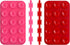 Silicone Suction Phone Case Double-Sides Mount, Silicon Hands-Free Phone Accessory for iPhone and Android, Mirror Shower Phone Holder, Tiktok Vide...