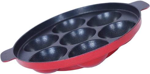 7 Cavity aluminium utensils with non-stick coating Pan/Appam Patra/Ponganalu Pan/Kallu/Chatti/Appam Pan...