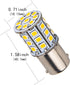 Super Bright 4.2W BA15S 1156 1141 1003 RV Interior Light LED Bulbs for Turn Signal Stop Tail Brake,4000K Neutral White,Pack of 20...