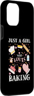 iPhone 15 Plus Girl Loves Baking | Bread Cake Dough | Bakery Baker Case...