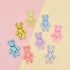 Daimay 20 Pieces 10 Colors Cute Bear Charm Pendants Cartoon Keychain Pendants Resin Gummy Candy Necklace Colorful for Earring Bracelet DIY Jewelry...