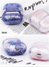 UnnFiko Bling Quicksand Case Compatible with AirPods 3, Cute Sparkle Liquid Protective Case, Funny Creative Hard Clear Airpods Cover with Keychain...