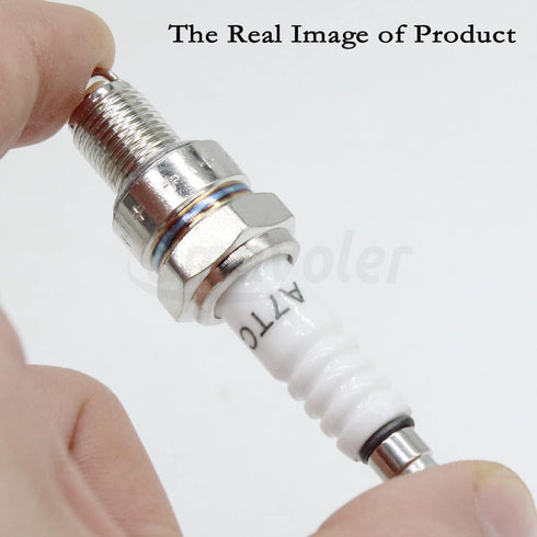 A7TC Spark Plug Fit for GY6 50 cc 70cc 90 cc 110cc 125 cc 150cc ATVs Dirt Bikes Go Karts Scooters Quad 4 Wheeler Pit Bike Dune Buggy Sandrail Mope...
