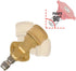 Valley Industries PK-85300172 Pressure Washer 90 Degree Pivoting Coupler-4,500 PSI, 2.5GPM, 1/4", Brown...