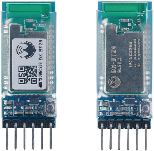 A Pair of DX-BT24-A Bluetooth Module BLE 5.1 for Arduino Master and Slave Wireless Bluetooth RF Transceiver Serial Communication Bluetooth Pass Th...