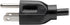 Tripp Lite Standard Computer Power Cord 10A,18AWG (NEMA 5-15P to IEC-320-C13) 4-ft.(P006-004) Black...