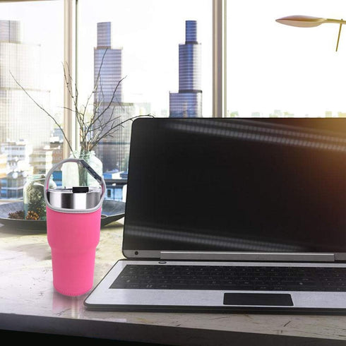 2 Pack Tumbler Carrier Holder Pouch for All 30oz Stainless Steel Travel Insulated Coffee Mug,DanziX Neoprene Sleeve with Carrying Handle,Fit for Y...