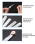 Feeler Gauges - 32 Blades Feeler Gauge Set Stainless Steel Dual Marked Metric and Standard SAE - Valve Thickness Gauge (32-Blade Tapered Feeler Ga...