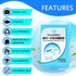 NEAGLORY 100 Pack Disposable Plastic Toilet Seat Cover Waterproof and Non Slip Individually Wrapped, for Travel, Toilet Seat Protectors for Toddle...