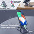 DTech Foldable Cell Phone Stand Holder Aluminum Adjustable Height Nonslip Adhesive Portable Cellphone Cradle for Desk Office Table Home Travel Mob...