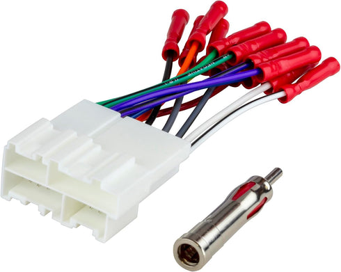 Scosche GM2AB Car Radio Wiring Harness and Antenna Adapter Compatible with Select 1986-05 GM, Buick, Cadillac, Chevy, GMC, Oldsmobile, Pontiac, Sa...