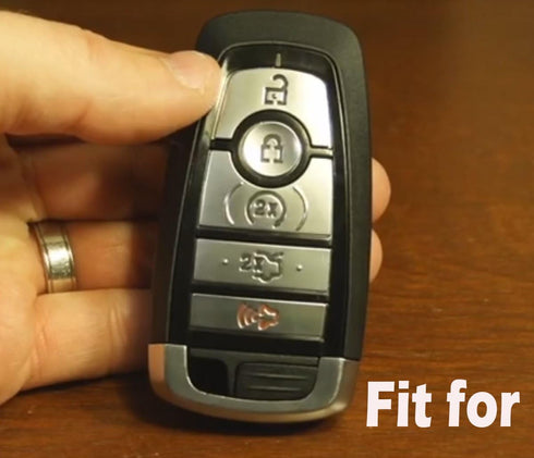 Sillicone Key fob Skin Key Cover Remote Case Protector Shell for 2017 2018 2019 2020 Ford Fusion Explorer Escape Edge F250 F350 F450 F550 Smart Re...