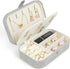 Travel Jewelry Box,Small Jewelry Organizer Boxes for Women Girls, 2 Layer Travel Jewlery Case, PU Leather Mini Portable Jewerly Storage Display Ho...