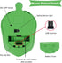 Cute Animal Turtle Shaped Wireless Mouse 3 Buttons 1600 DPI Kawaii Silent Optical Cordless Mice for Laptop PC Computer Notebook Desktop (Green)...