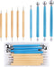 9 PCS Dotting Tools Ball Styluses with Box, Pen Dotting Tools Set for Rock Painting, Pottery Clay Modeling Embossing Nail Art...