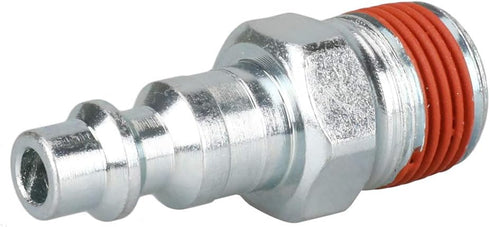 WYNNsky Industrial Type 3/8'' MNPT Zinc-Plated Plug with Sealant, 2 Pieces Air Tools Accessories Air Fittings Kit...