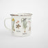 Gift Republic Wildflower Enamel Mug Outdoor Camping Mug Large Metal Coffee Cup Floral Nature Gardening Gift Pretty Design Durable Drinking Cup 500...