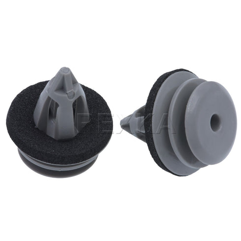 Rexka 30pcs Gray Door Trim Panel Retainer Clips Rivet Compatible with BMW 51418224781 51410407983 51430141025 E36, E46, E90, E91, E92, E93, F32, F...