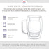 JoyJolt Cadus Glass Coffee Cups Double Wall Insulated Mugs Set of 2 Tea Glasses, 10-Ounces....