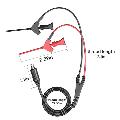 Goupchn MCX Test Probe Hook Lead with Mini Pocket Oscilloscope Test Probe Clip for Test Equipment DS202 DS203 DS211 DS212 DSO201 DSO112A...