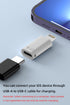 AreMe 2 Pack USB C/USB 3.0 Female to Lightning Male OTG Adapter for iPhone/iPad, Support Connect Card Reader, U Disk, USB Flash Drive, Keyboard, M...