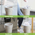 3 Gallon 100 Counts Strong Trash Bags Garbage Bags by Teivio, Bin Liners, Plastic Bags for home office kitchen, Clear...