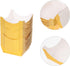 BESTonZON 100pcs Paper Baking Cups Mousse Cake Paper Cups Square Cake Cups Disposable Cake Cups Party Cupcake Liners for Christmas Party Wedding F...