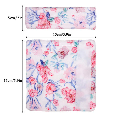 Baby Car Seat Belt Covers, Floral Stroller Seat Strap Covers, Car Seat Straps Shoulder Pads for Girls Boys, Mink Seat Belt Protectors for Car Seat...