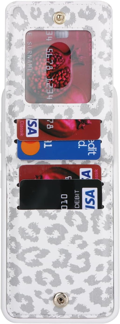 Samsung Galaxy A53 5G Case with Card Holder for Women, Samsung Galaxy A53 5G phone Case Wallet with Credit Card with Ring Kickstand Zipper Slim St...