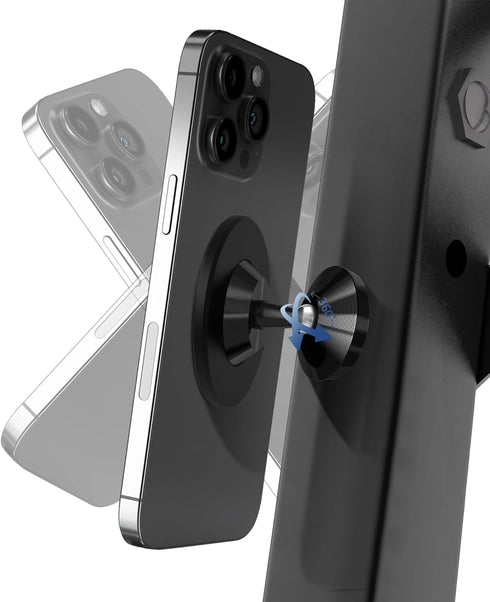 Orzero Upgraded Gym, Car Magnetic Phone Mount Holder Compatible for Mag-safe, Dual Strong Magnets, Easily and Firmly Attaches to Metal Surface for...