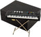 Miniature Electronic Organ with Case Mini Musical Instrument Mini Electronic Keyboard Miniature Dollhouse Model Electone Christmas Ornament (5.51"...