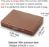 EASTNIGHTS RFID Credit Card Holder Protector Metal Credit Card Wallet Business Card Holder for Men Women Gift Box Package (Copper)...