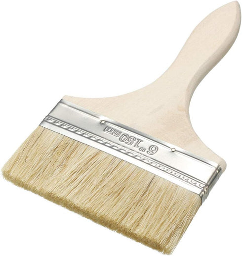 uxcell 5" Width Paint Brush Painting Drawing Oil Glues Faux Bristle Pen Paintbrush Beige...