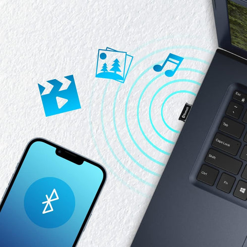 Edimax Bluetooth Adapter for PC, BT 5.0 EDR Nano USB Dongle, Fast Transfer, Bluetooth Headphones Headset Speakers Keyboard Mouse, Win 10/11 Plug-n...