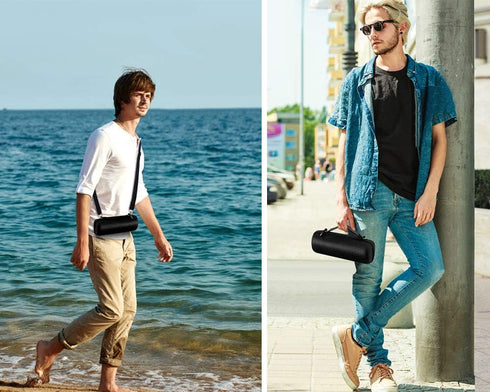 Comecase Portable Bluetooth Speaker Case for JBL FLIP 6 / 5 / 4, Hard Travel Storage Holder with Adjustable Shoulder Strap, Waterproof Speaker Cas...