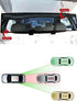 iJDMTOY Universal Fit JDM 300mm 12-Inch Wide Curve Clip On Rearview Mirror Compatible With Car SUV Van Truck, etc...