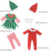 18 inch Christmas Doll Clothes, 18 inch Christmas Elf Clothing Costume Santa's Little Helper Outfits for 18 inch Doll (Dolls Not Included)...