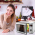 Angry Mama Microwave Cleaner Angry Mom Microwave Oven Steam Cleaner and Disinfects With Vinegar and Water for Kitchens, Steamer Cleaning Equipment...
