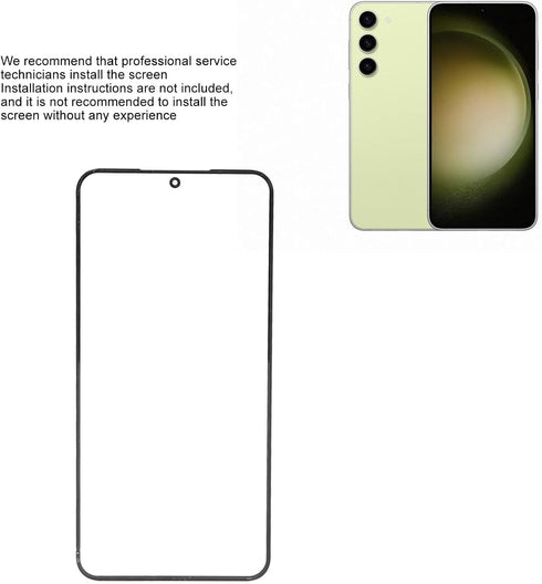 Original Screen Lens Glass Replacement Kit for Original S23, Front Outer Lens Glass Screen Replacement Repair Kit for......