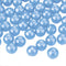 PH PandaHall 400 Pcs 6mm Tiny Satin Luster Glass Pearl Bead Round Loose Spacer Beads for Earring Bracelet Necklace Jewelry Making, Light Blue...