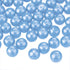 PH PandaHall 400 Pcs 6mm Tiny Satin Luster Glass Pearl Bead Round Loose Spacer Beads for Earring Bracelet Necklace Jewelry Making, Light Blue...