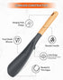 Cooking Spoon for Nonstick Cookwares, Great for Cooking and Serving Durable BPA-Free Matte Silicone, Wood Handle Spoon for Mixing, Scoop, and Scra...