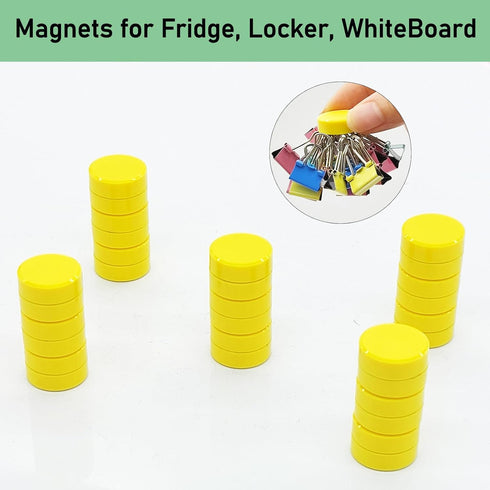 Fridge Magnets, 20 Pcs Magnet Strong Magnets Refrigerator Magnets Small Magnets for Whiteboard Heavy Duty Magnets Mini Magnets Cute Magnets for Fr...