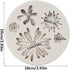 Chrysanthemum Flower Silicone Mold Daisy Flower Fondant Molds for Flower Cake Decoration Cupcake Topper Chocolate Candy Polymer Clay Gum Paste...