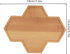 4PCS Mosaic Bamboo Coasters for Crafts, Blank Base Trays, Drinking Cup Coaster, Plant Coaster, Art Plate,DIY Mosaic Supplies (Hexagonal Platter)...