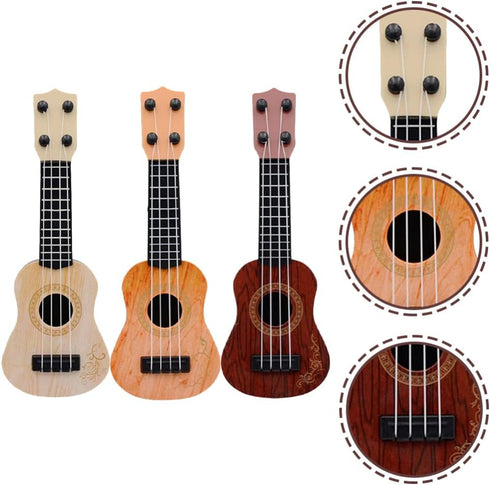 Gadpiparty 3pcs Mini Ukulele Blow up Guitar Classical Ukulele Toys Childrens Ukulele Toy Ukeleles for Kids Toy Guitar Small Guitar for Kids Toy In...