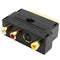 Scart 20 Pin Male to 3 RCA AV Female + S Video Converter Adapter...
